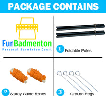 FunBadmenton Portable Badminton Pole for Family, School & Tournament