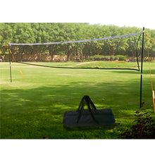 FunBadmenton Portable Net Set Outdoor with Foldable Stand Pole & Carry Bag, Standard Size Badminton Net 20 Feet