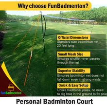 Portable Outdoor Net with Boundary Line