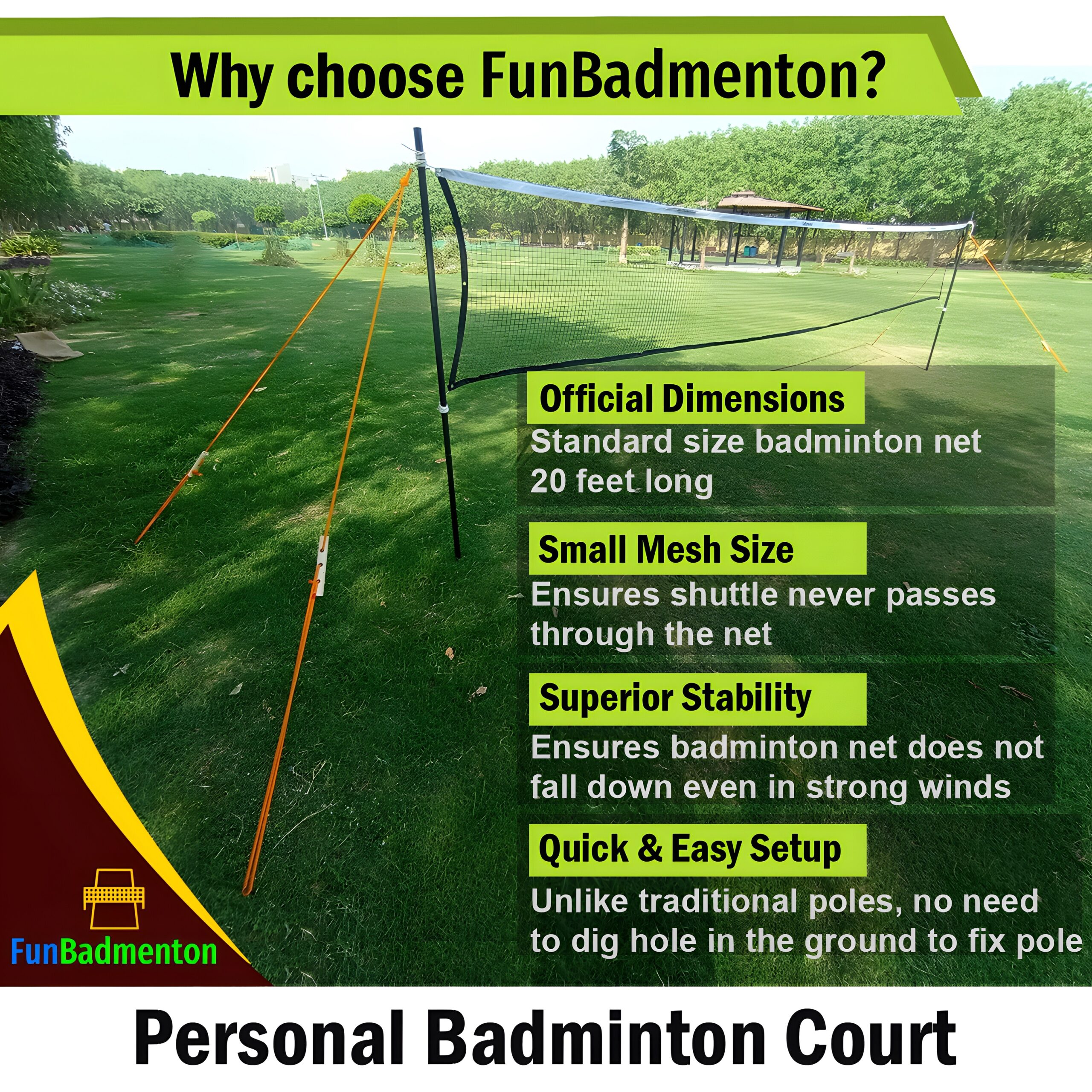 Portable Badminton Court - Image 4