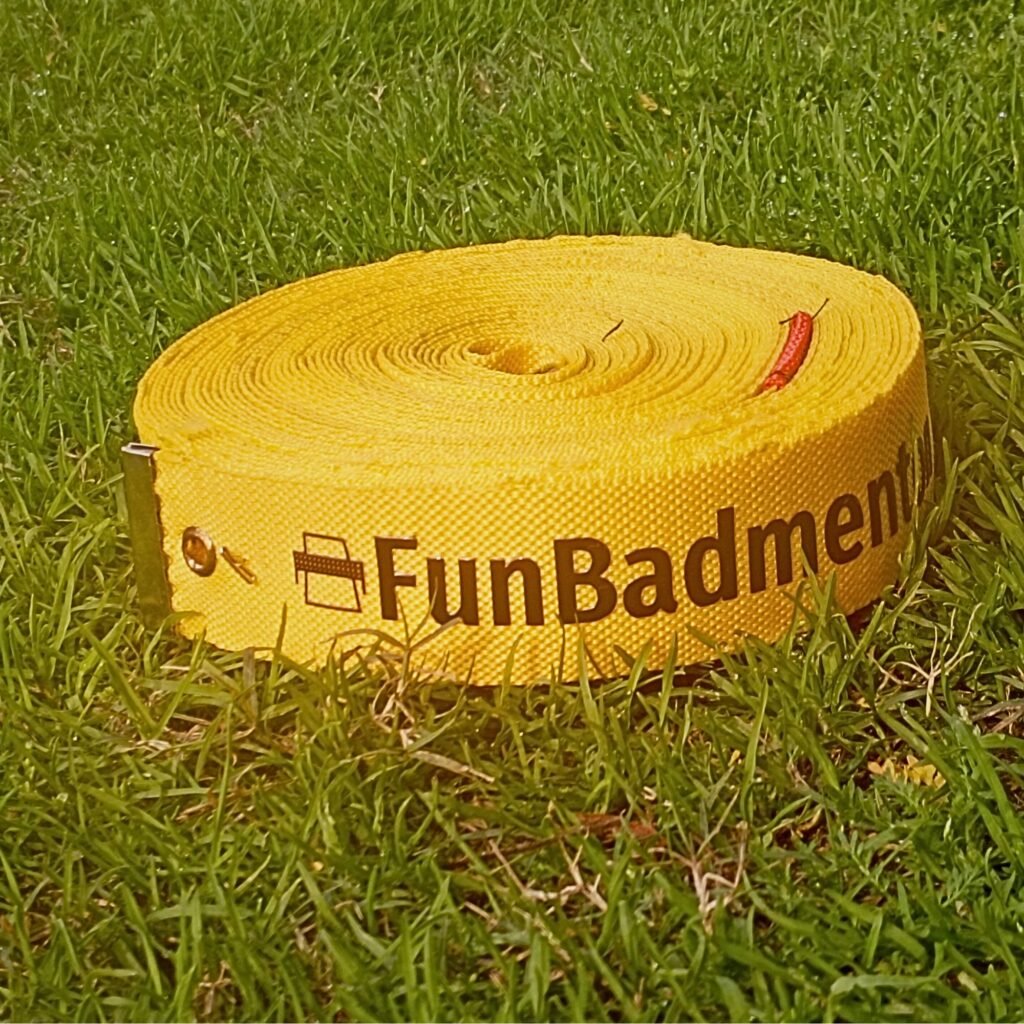 badminton court line marking tape for outdoor portable court setup